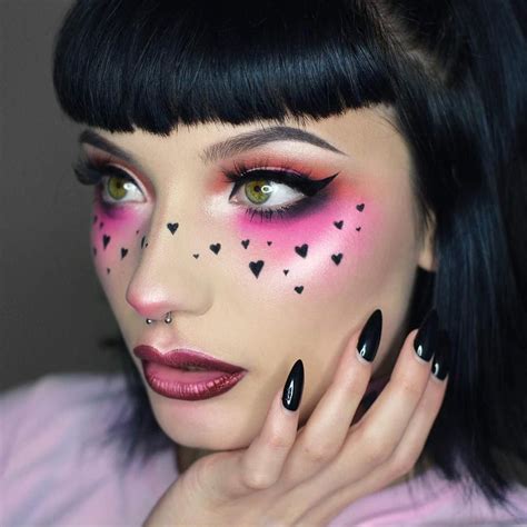 Amazing Heart Freckles Makeup Created By Pennold Follow Youcamapps