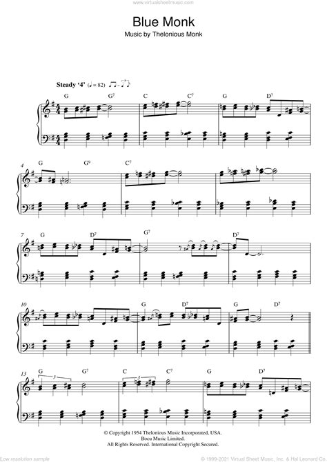Share, download and print free sheet music for piano, guitar, flute and more with the world's largest community of sheet music creators, composers, performers, music teachers, students, beginners, artists and my (slightly awful!) lead sheet rendition of dead mom from beetlejuice, the musical! Monk - Blue Monk sheet music (intermediate) for piano solo ...