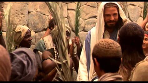 Jesus Entering Jerusalem On Palm Sunday Youtube
