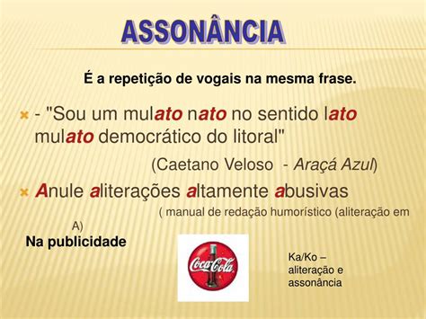 Assonancia Figura De Linguagem