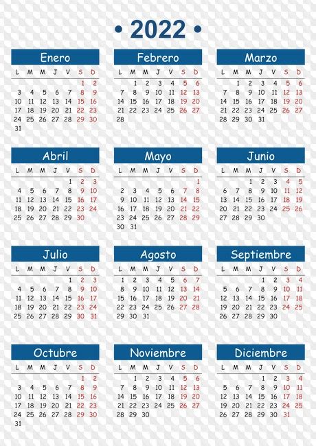 Calendário 2022