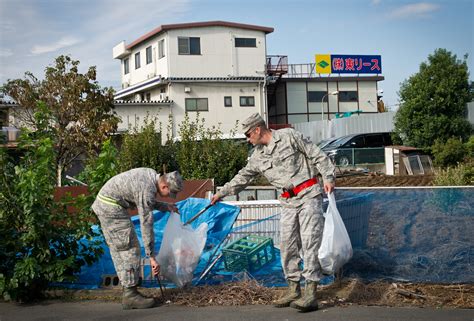 Airmen Support Monthly Clean Up Around Local Community Yokota Air