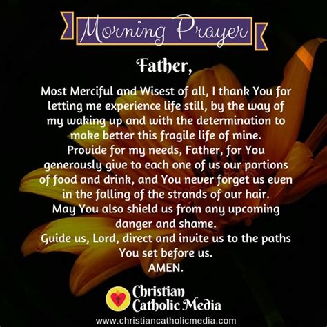 Morning Prayer Catholic Wednesday 10 16 2019 Christian Catholic Media