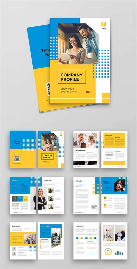 Company Profile Template Indd And Idml Company Profile Design Brochure