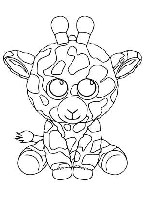 Bunny Beanie Boo Coloring Pages