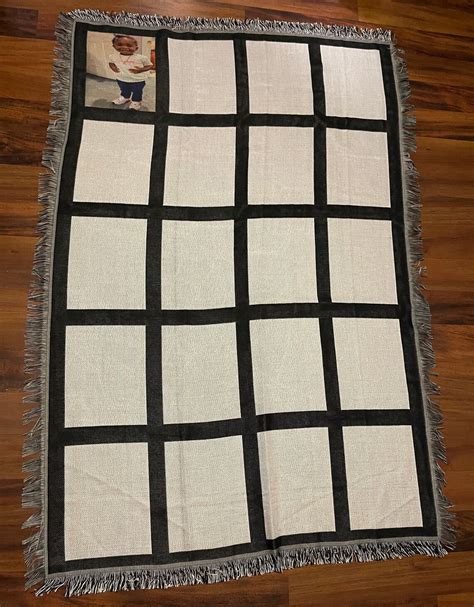 20 Panel Throw Blank Panel Blanket Picture Blanket Picture Etsy