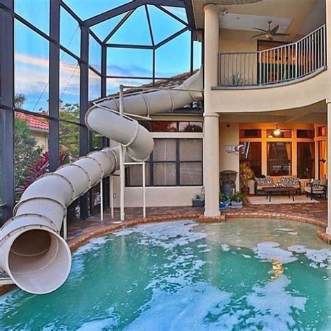 House Goals Tag Who Wants A Waterslide In Their Dream Home