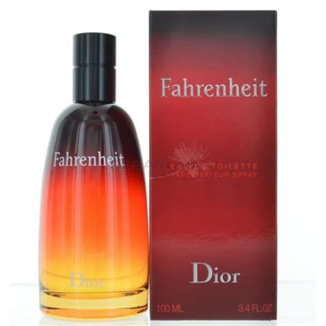 Fahrenheit By Christian Dior For Men Eau De Toilette 34 Oz 100 Ml