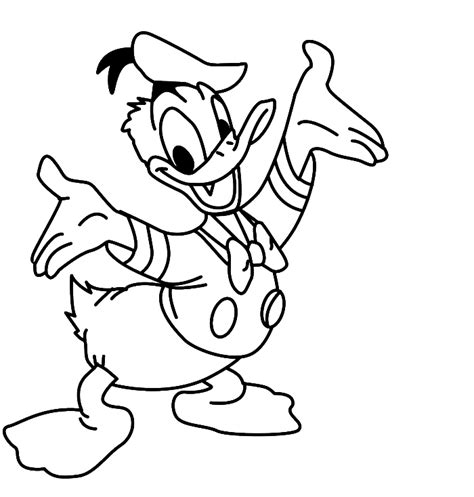 Chef Donald Duck Book Coloring Pages