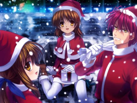 58 Anime Christmas Wallpapers