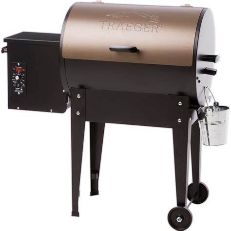 At bear mountain bbq, we offer a full range of premium flavored bbq wood pellets for pellet, gas and charcoal grills and smokers, created with a blended choice of 100% all natural hardwoods. Traeger Junior Elite 20 Wood Fired Pellet Grill in Bronze ...