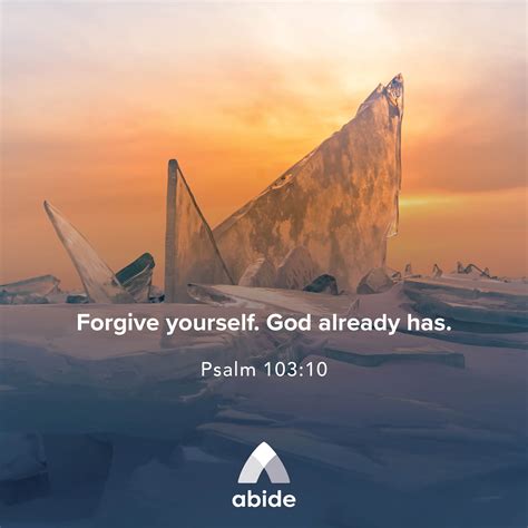 When You Can't Forgive Yourself - Psalm 103:10 | Abide