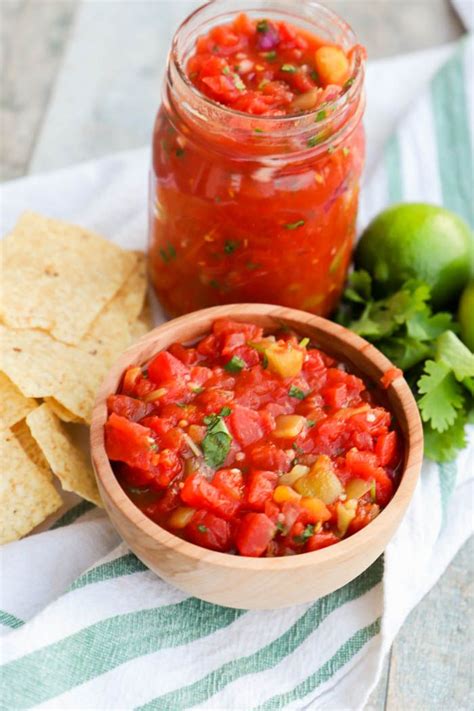 Super Easy Homemade Salsa Only 5 Minutes To Make Salsa Tomatoes