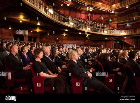 Audience Watching Performance In Theater Stock Photo Alamy