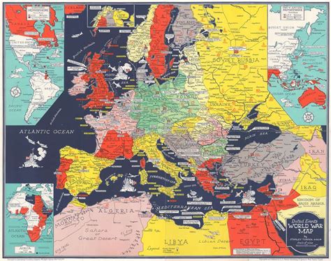 Dated Events World War Map Geographicus Rare Antique Maps
