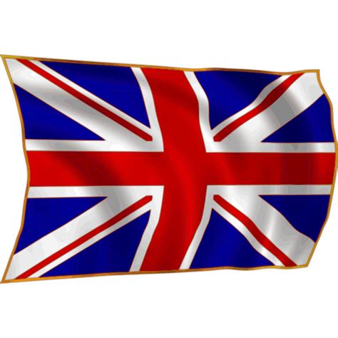 British Flag In Wind Vector Illustration Free Svg