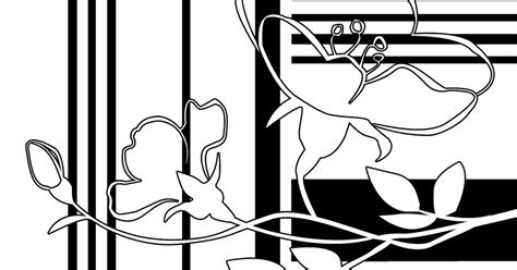 CJO Photo: Printable Black and White Art 8x10: Black and White Floral