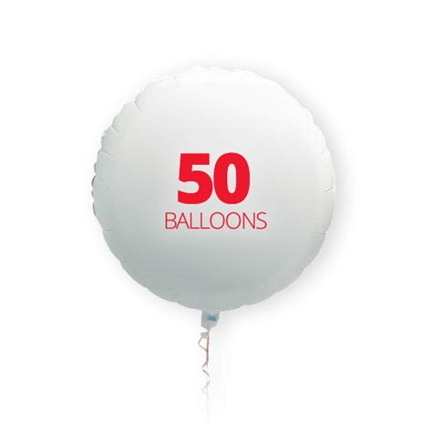 50 Balloons 58cm 23″ Floato