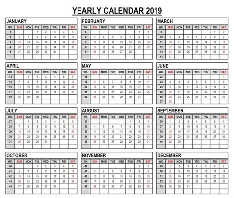 Number Of Weeks In A Year Calendar Calendar Template Marketing