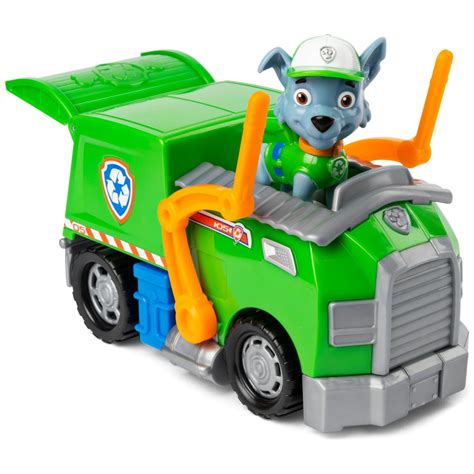 Paw Patrol Rocky Figur Mit Recycling Fahrzeug Smyths Toys Schweiz