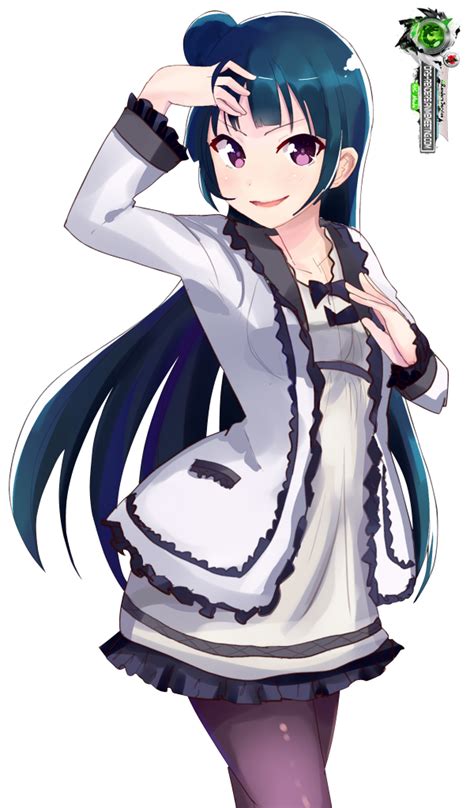 Love Live Sunshinetsushima Yoshiko Cute Casual Render Ors Anime Renders