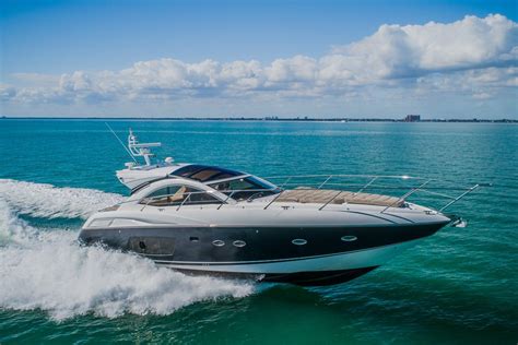 Yachts in the larger range can be completely customized to the buyer's specifications. Sunseeker 2012 Portofino 48 48 Yacht for Sale in US