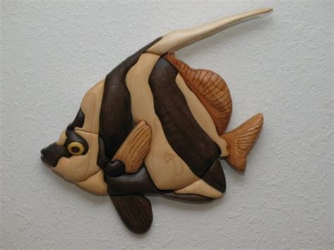A Cut Above Woodworking Intarsia Angel Fish