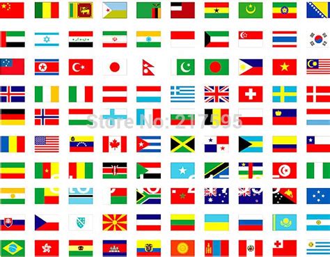 National Flags Complete Set Of Whole World 200 Country Or Region Flags