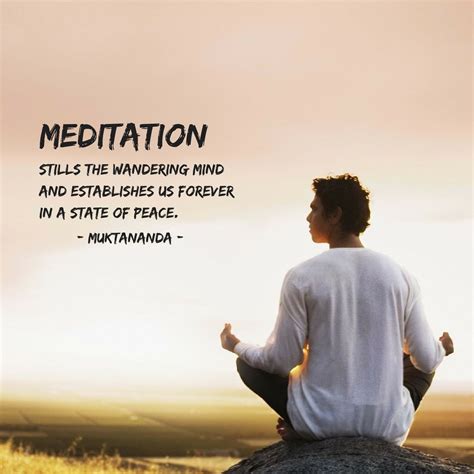 Meditation Stills The Wandering Mind And Establishes Us Forever In A