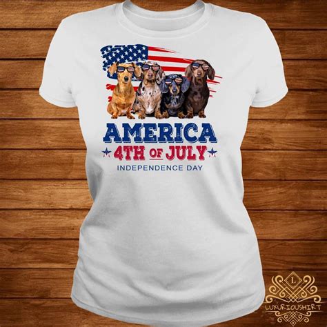 Dachshund America 4th Of July Independence Day shirt, sweater, hoodie