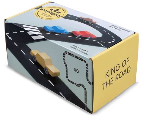 King Of The Road 40 Piece Flexible Toy Road Set In 2021 Toy Road