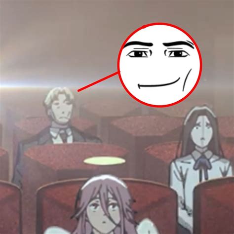 An Anime Scene With Two People In The Audience