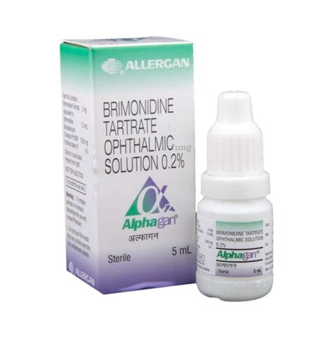 Brimonidine Tartrate Eye Drops Packaging Size 5 Ml At Rs 430piece In