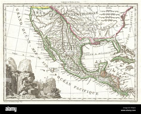 1810 Tardieu Mapa De México Texas Y California Geographicus