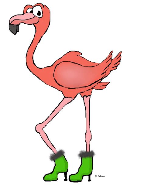 Funny Flamingo Clipart Transparent Background Clip Art Library