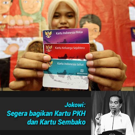 Jokowi Segera Bagikan Kartu Pkh Dan Kartu Sembako Kaskus