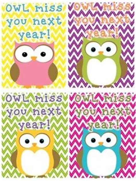 These adorable owl miss you printables are a heartfelt way to say thanks for a great. "OWL miss you next year!" card FREEBIE #TPT | Teachers Pay ...