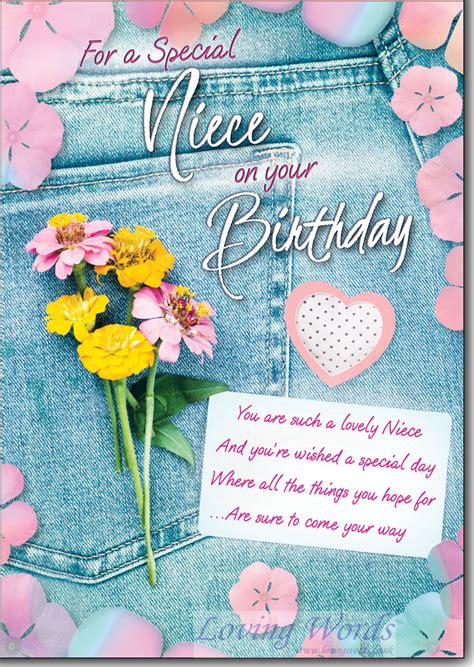 Find unique birthday presents today. Niece Birthday | Greeting Cards by Loving Words