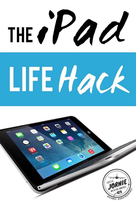 The iPad Life Hack {Save Money, Simplify, Disconnect ...