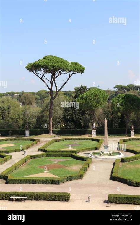 The Villa Medici And Garden In Rome Hi Res Stock Photography And Images