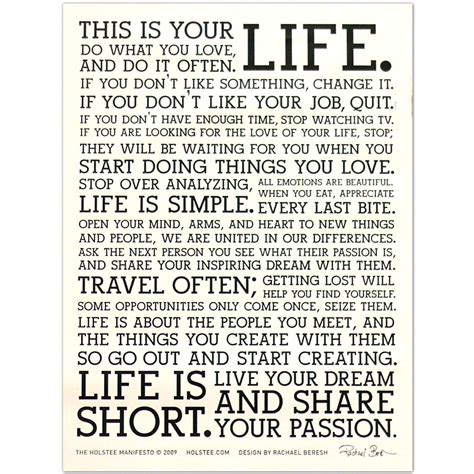 Manifesto Poster Inspirational Quotes Inspirational Words Life Quotes