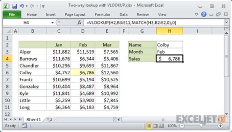 How would you do that? Excel formula: Two-way lookup with VLOOKUP | Exceljet
