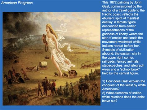 Manifest Destiny Painting Book Manifest Destiny And The West Most