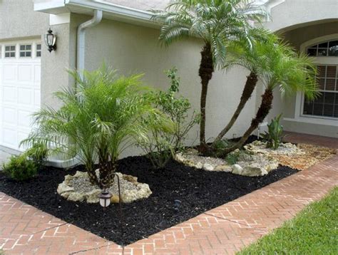 50 Fresh and Beauty Front Yard Landscaping Ideas ... Rocky driveway stylish front yard landscaping ideas.