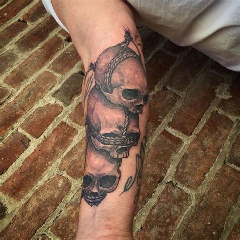 Tattoo done by didson scripts, geleen, netherlands. Hear, See, Speak, No Evil Skulls Tattoo by Nic LeBrun ...