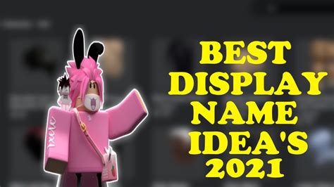 Best Roblox Display Name Ideas 2021 Youtube