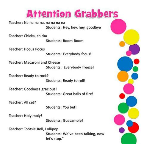 Maybe that's all blah guy needed. 45 best images about classroom chants/attention getters on Pinterest
