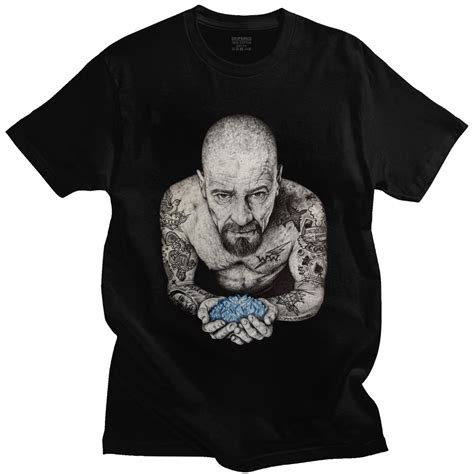 Novelty Breaking Bad T Shirt Men Cotton Heisenberg Walter White T Shirt