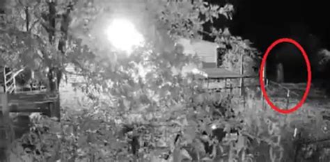 Watch ‘ghostly Figure Caught On Camera Lurking Outside House