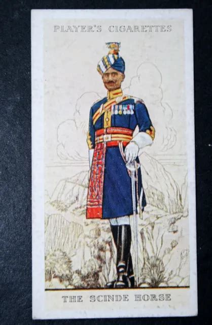 The Scinde Horse British Indian Army Cavalry Vintage 1930s Card Mb21 £